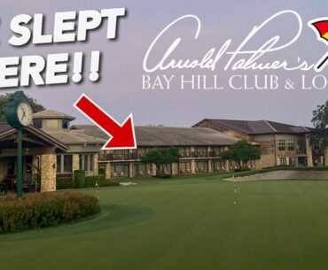 Playing Golf At DISNEY And Staying At ARNOLD PALMER’S BAY HILL CLUB & LODGE (Perfect!!)