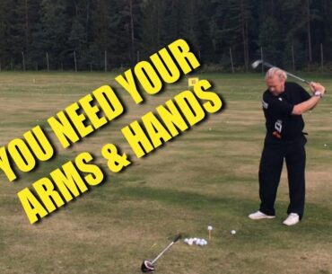 You need your arms & hands...       Golf with Marcus Edblad