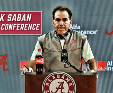 Nick Saban gives an update on fall camp