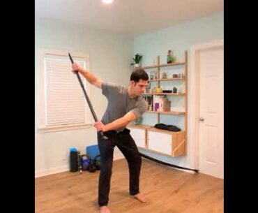 Golf Posture Chop (low side anchor)