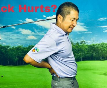 Why do my back hurt playing golf?