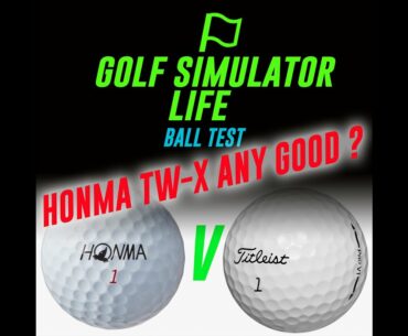 Skytrak - Ball Test - Honma TW-X Golf Ball - IS IT ANY GOOD ?