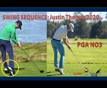 PGA NO3 Justin Thomas Amazing Golf swing(iron, Driver) Squence, SLOW MO 2020