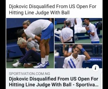 #Djokovic #Disqualification #Default #US_Open_2020 Novak Djokovic Disqualification US Open 2020