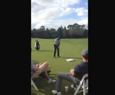 Tiger Woods Foundation golf clinic at Lake Nona, Driver, Iron and three wood stingers