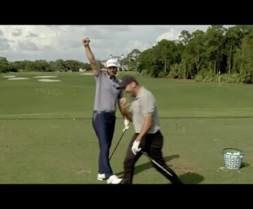 Dustin Johnson & Jason Day SHORTEST DRIVE CONTEST | TaylorMade Golf