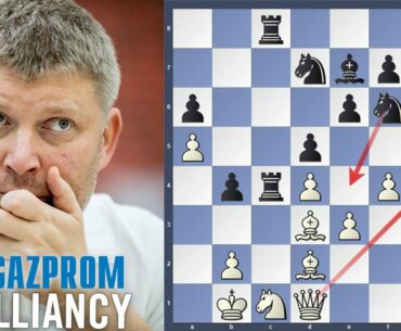 Dvirnyy vs Shirov | FIDE Online Olympiad Gazprom brilliancy prize