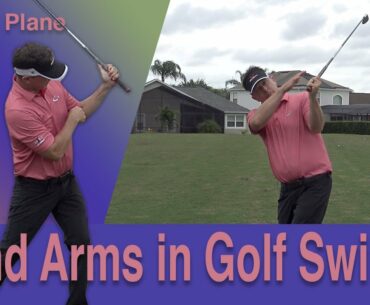 Golf Swing / Bent Left Arm?  How bent arms might help your golf swing.