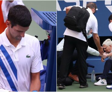 Novak Djokovic out of US Open after hitting judge with tennis ball | 2020 US Open Highlights