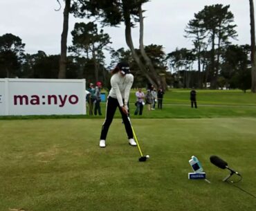 Suzuka Yamaguchi slow motion golf swing