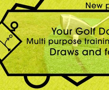 Swing arc training aid - Drawing and fading the ball