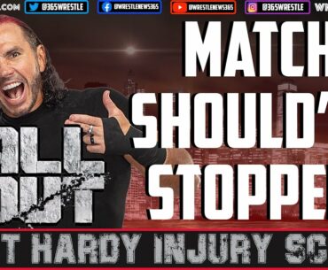 Matt Hardy INJURY SCARE at AEW All Out | Major Concussion? Reby Hardy provides update | Poor by AEW