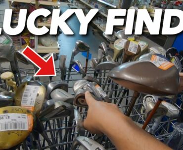 We ALWAYS Get LUCKY Finding GOLF CLUBS At This GOODWILL!!