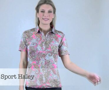 Paisley Print Golf Polo