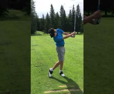 Devin 7 Iron Down the Line & Face On in Continuous Video