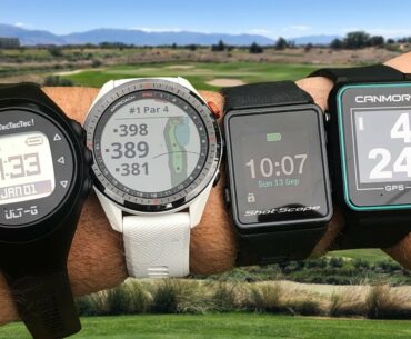 Golf Watch Comparison - Garmin S62 vs Shot Scope V3 & TecTecTec ULT-G vs Canmore