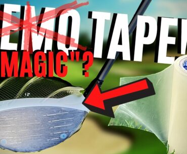 THE BIGGEST CON IN GOLF!? DOES PRO SHOP DEMO TAPE REALLY INCREASE DISTANCE?!