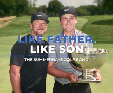 The father-son duo that's ready for Winged Foot