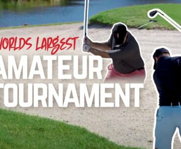 Short Par 4 Members playing in the Worlds biggest amateur tournament.