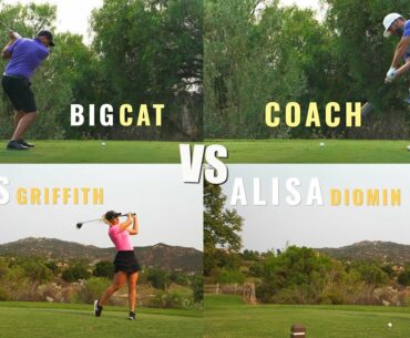 THE BIG CAT ACQUIRED NEW GOLF CLUBS AND THEY'RE PURTY!/GUYS VS GIRLS/WHATS IN THE BAG