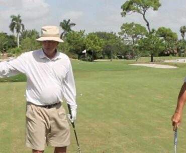 Tommy Fazio and Jim Fazio at Tequesta Country Club 2nd Hole