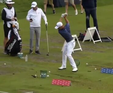 Justin Thomas's on the Practice Range at US OPEN 2020