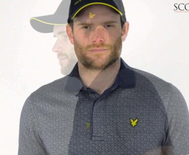 Lyle & Scott Kirkton Micro Argyle Polo Shirt Navy