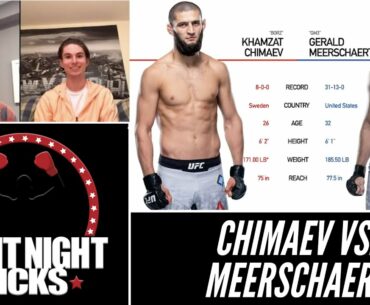 UFC Fight Night: Khamzat Chimaev vs. Gerald Meerschaert Prediction