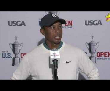 Tiger Woods shares his disappointment after missing U.S. Open cut with a 7-over round of 77