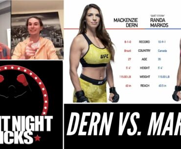 UFC Fight Night: Mackenzie Dern vs. Randa Markos Prediction