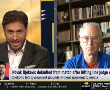 John McEnroe SHOCKED by Novak Djokovic defaulted US Open 2020