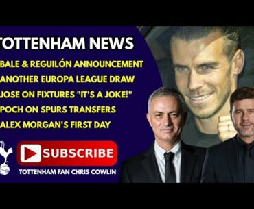 TOTTENHAM NEWS: Bale Announcement & Injury, Poch on Transfers, Another Europa Draw, Jose on Fixtures