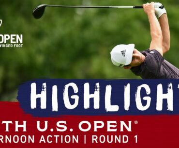 2020 U.S. Open, Round 1: Afternoon Highlights