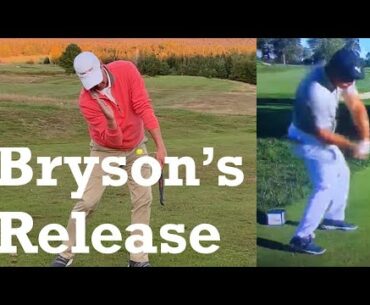 Bryson DeChambeau's Repeatable Release - Golf Swing Analysis - IMPACT SNAP