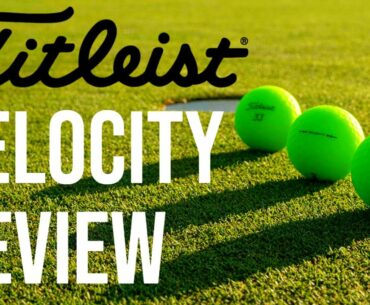 New Titleist Velocity golf balls 2020