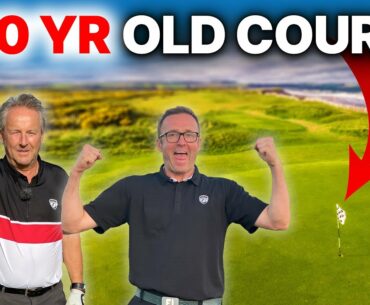 we play a golf course OVER 458 YRS OLD and get BLOWN AWAY!