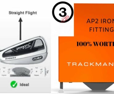 Trackman custom club fitting Titleist AP2 irons