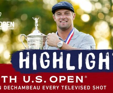 2020 U.S. Open: Every Televised Shot from DeChambeau's Victory