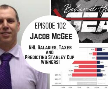 BEHIND THE GEAR Episode 102: Dr. Jacob McGee - NHL Salaries - How Taxes Help/Hurt Building a Team.