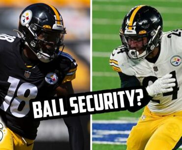 Pittsburgh Steelers Diontae Johnson & Benny Snell Ball Security Concerns