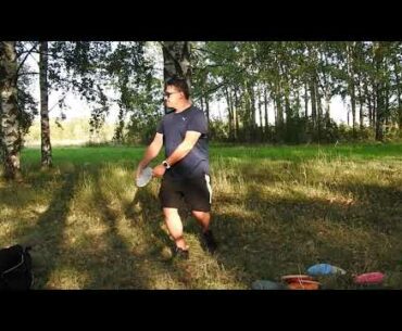Throwing Pure Zero Medium from Latitude 64 - My Disc Golf Swing
