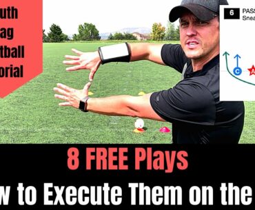 Flag Football Tutorial | 8 FREE Plays & How to Execute Them on the Field | Free Flag Football Plays