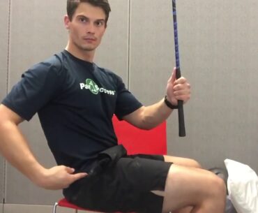 TFL Release - Seated, Golf Club; Improve Your Hip's Internal Rotation!