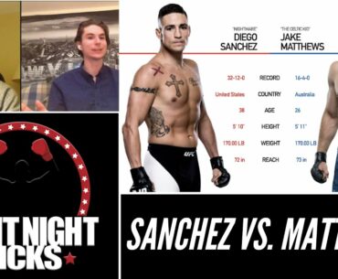 UFC 253: Diego Sanchez vs. Jake Matthews Prediction