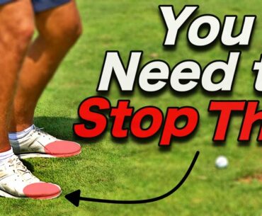 WHERE IS THE WEIGHT IN THE FEET? | A CRUCIAL Golf Lesson to prevent slice or hook