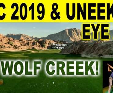 Playing Wolf Creek on TGC 2019 - UNEEKOR EYE Golf Simulator (4K)