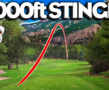 Golfing At 6,500 Feet Elevation! | Course Vlog | Front 9 The Broadmoor West Course | Part 1