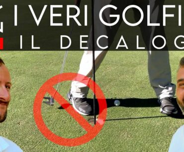 #GOLF I VERI GOLFISTI "Il decalogo dei comportamenti che distinguono i veri golfisti da..." #546