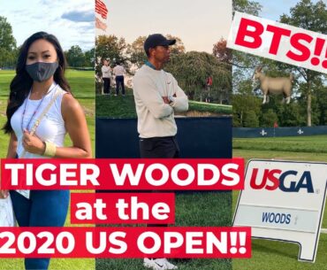 Tiger Woods at the 2020 US Open | BTS Shots at Winged Foot Golf Club