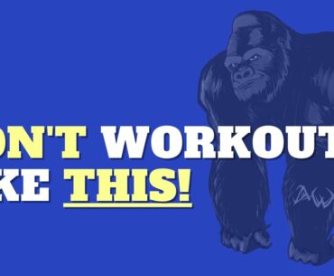 Don't Workout Like This! | Why You Need to do Heavy Strength Training! | Training Intensity